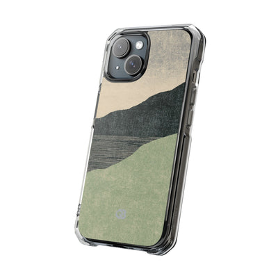 Green Impact MagSafe Phone Case for iPhone - Moss Ridge Grain