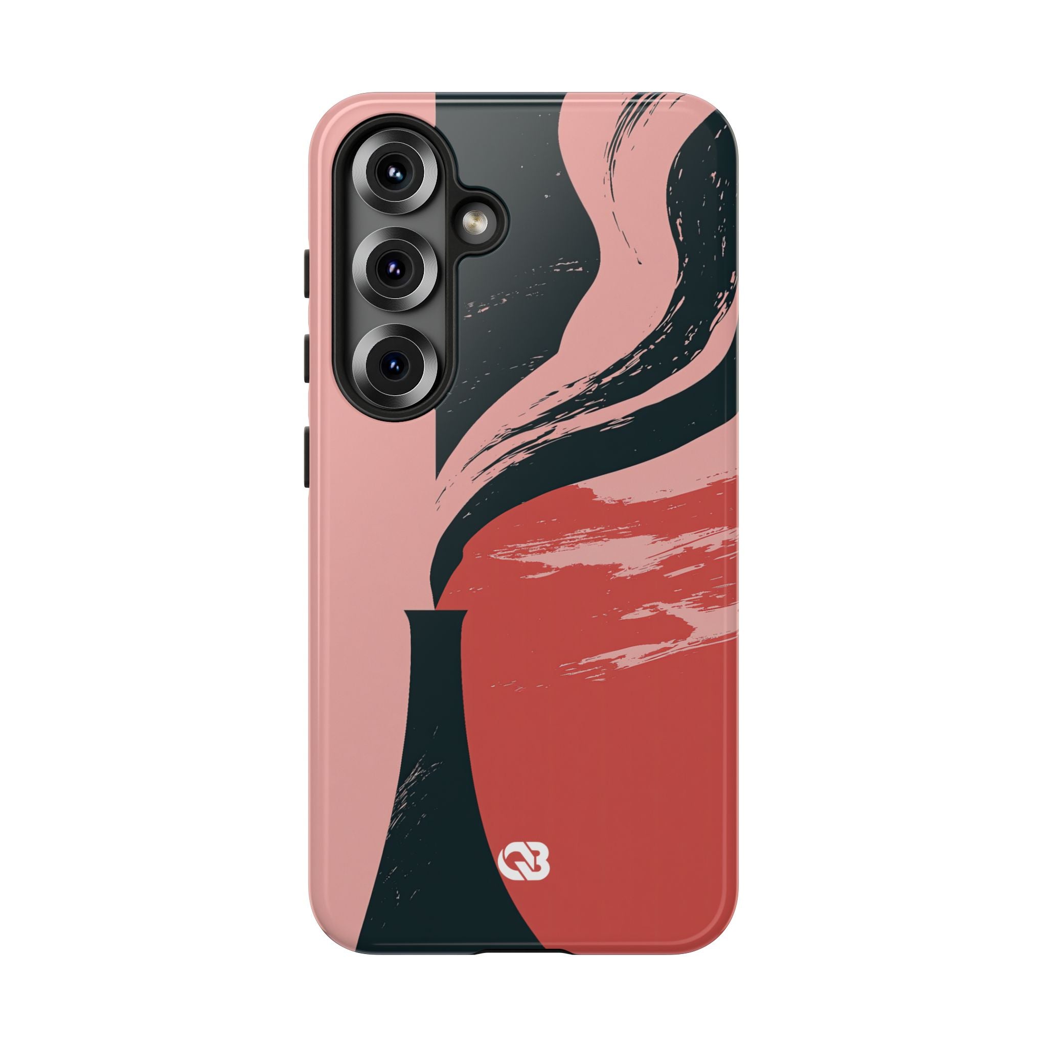 Pink Tough Phone Case for Samsung - Cinder Rose Plume