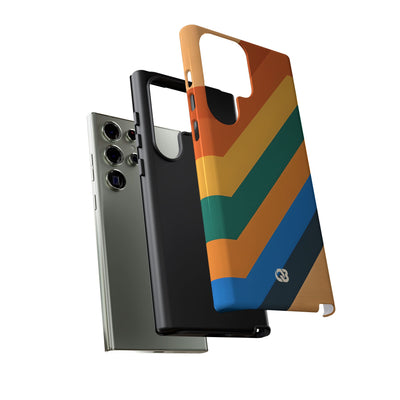 Retro Ridge Lines · Tough Phone Case for Samsung