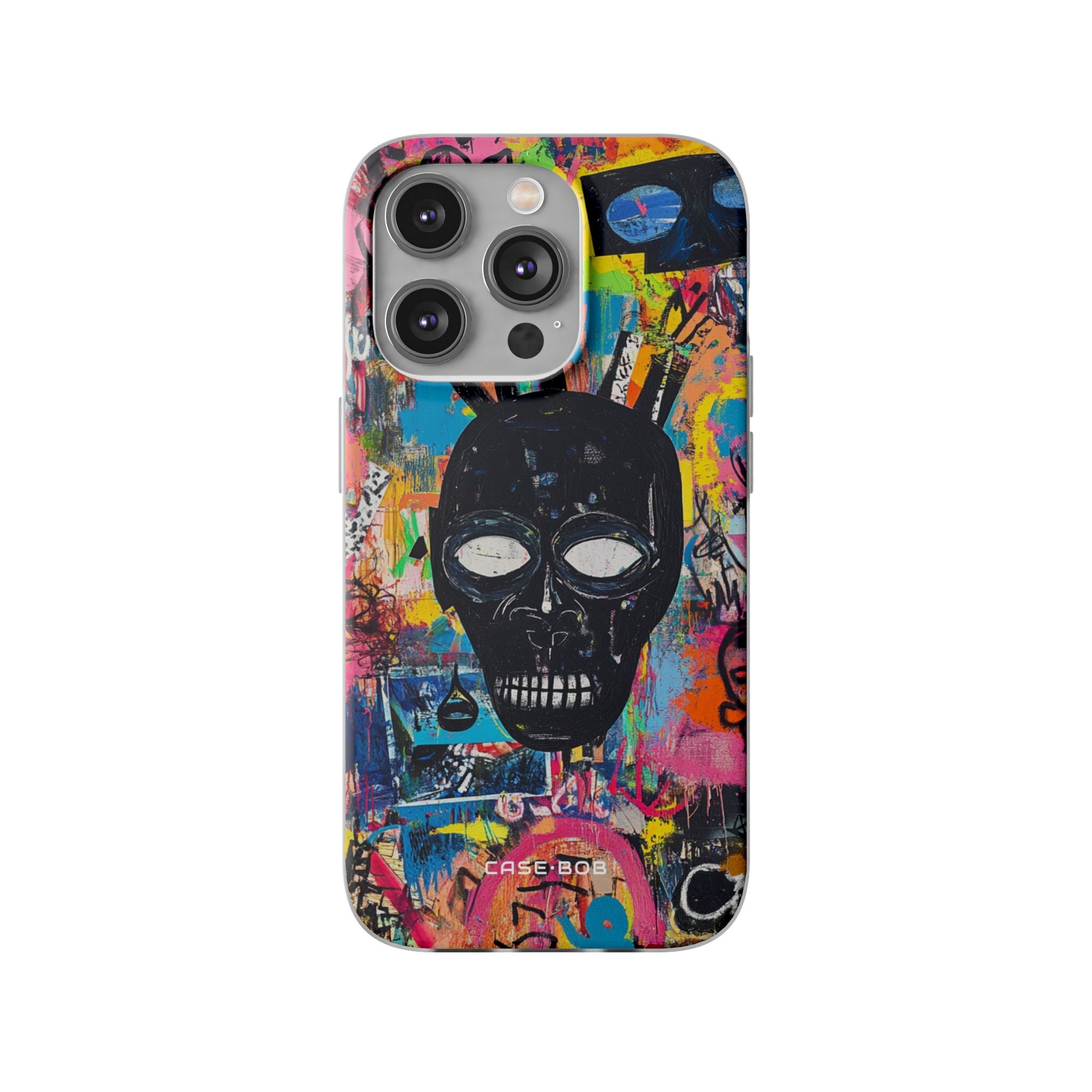 Skull Vortex iPhone 14 Pro Case - Soft