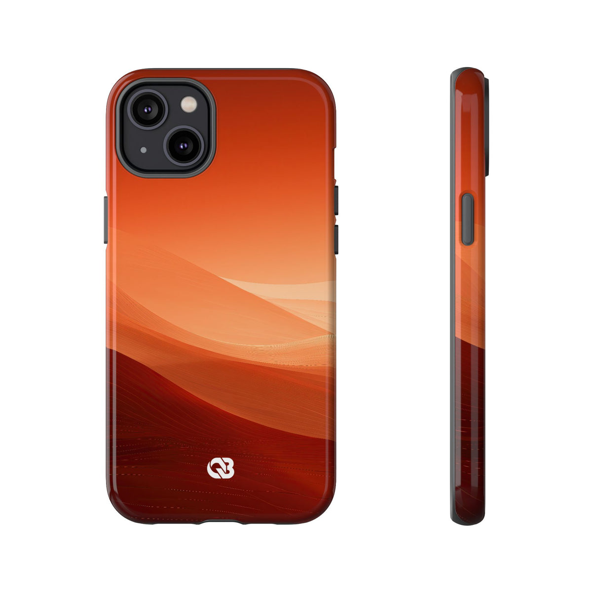 Terracotta Dune Ridges · Tough Phone Case for iPhone · Orange