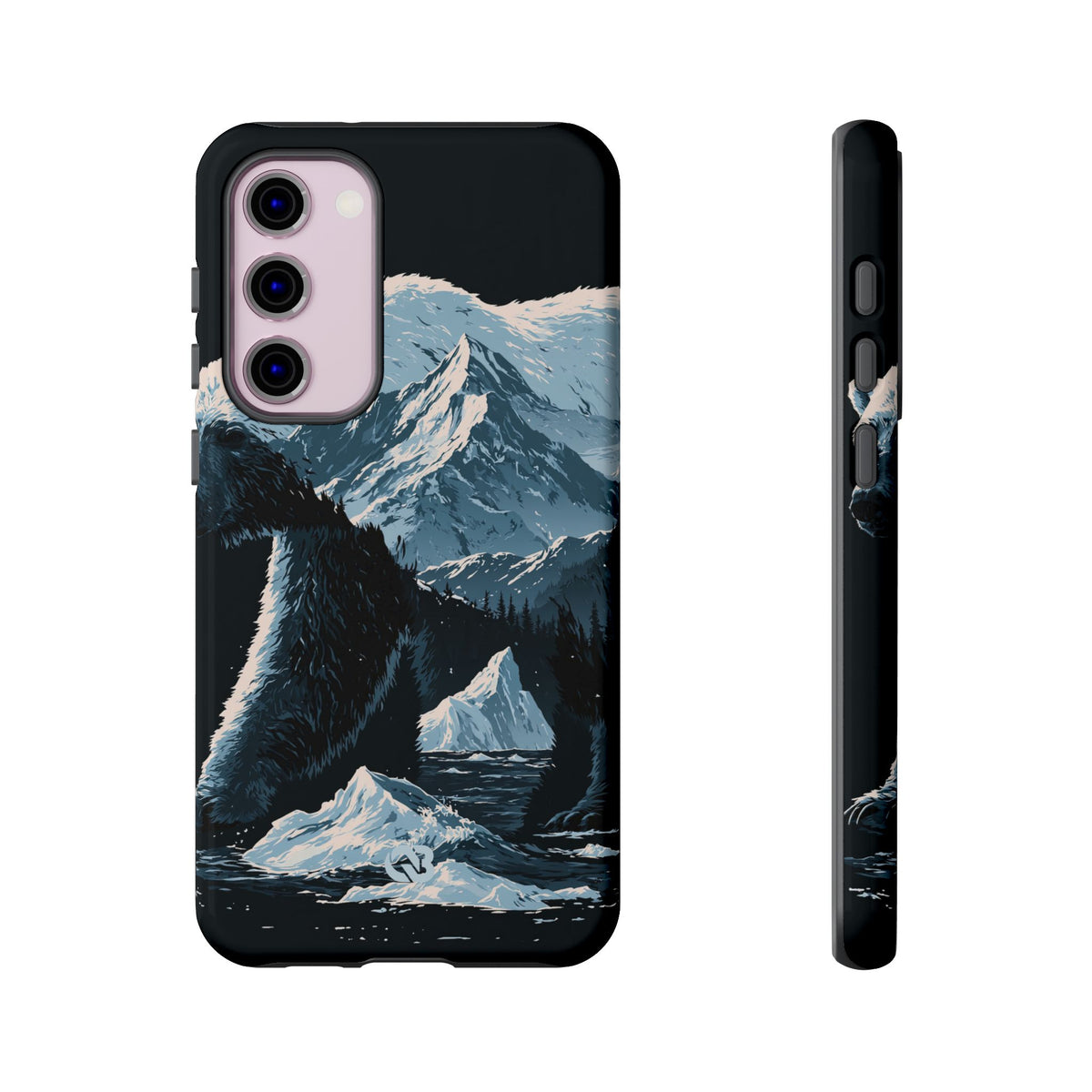 Nordic Arctic Bear · Tough Phone Case for Samsung · Black