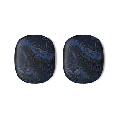 Midnight Topography · Hard Case for AirPods Max · Blue