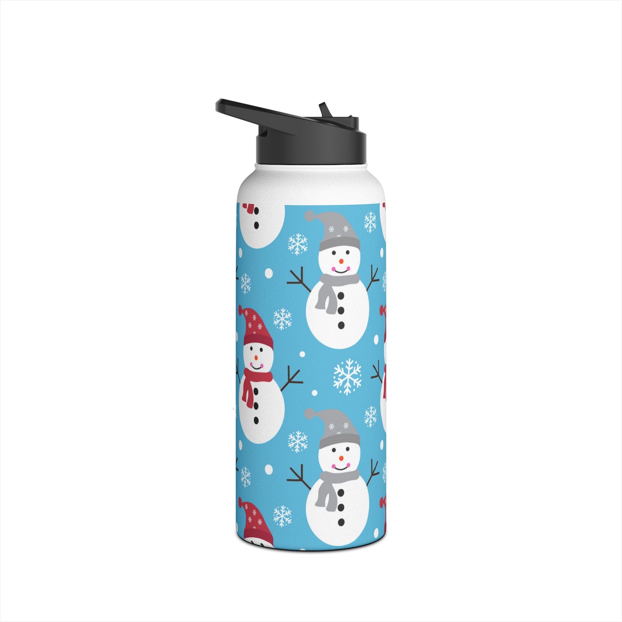 Snowman Glow - Rustfrit Stål Vandflaske