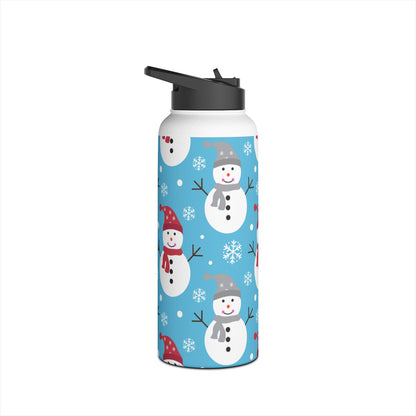 Snowman Glow - Rustfrit Stål Vandflaske