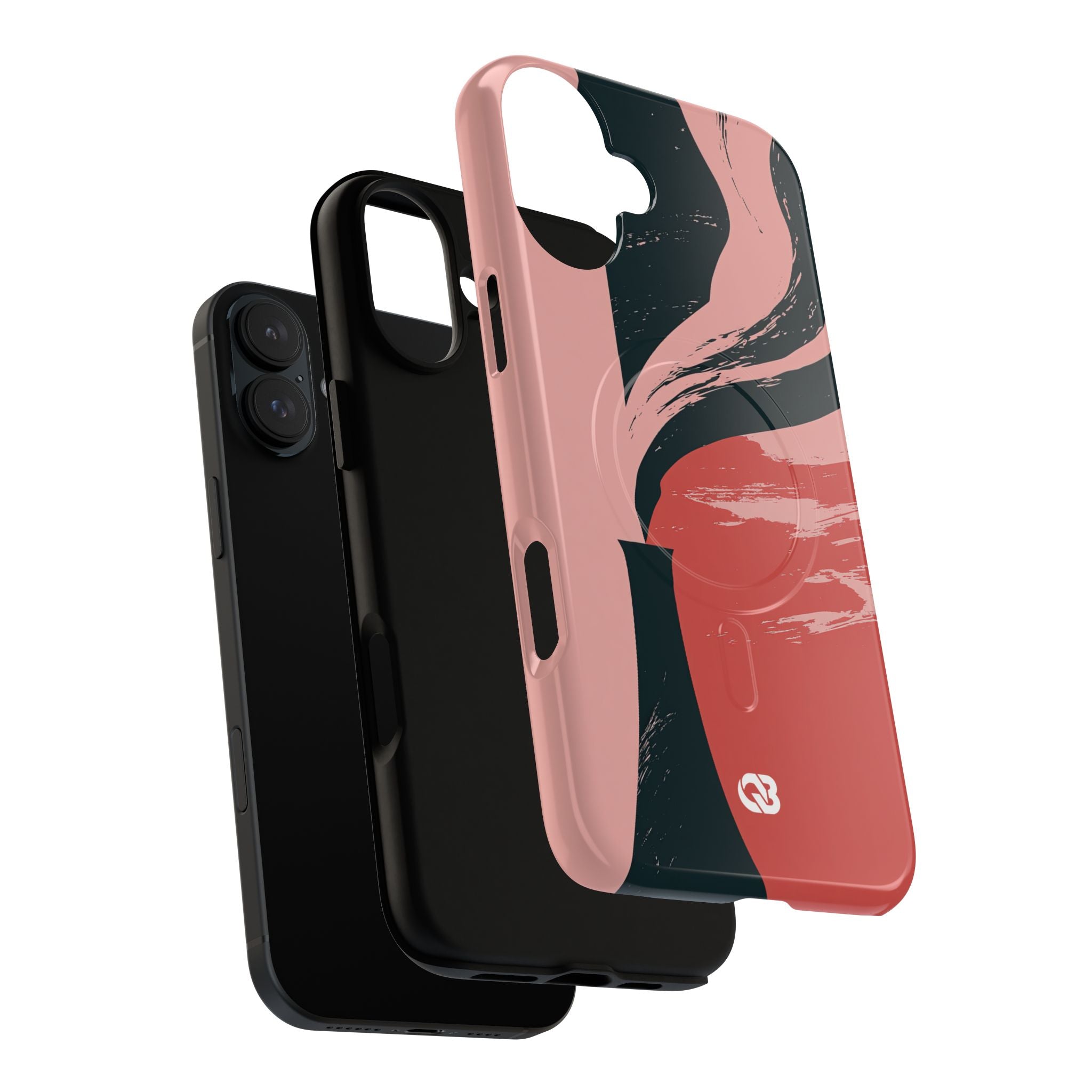Pink Tough 2.0 Magsafe Phone Case for iPhone - Cinder Rose Plume
