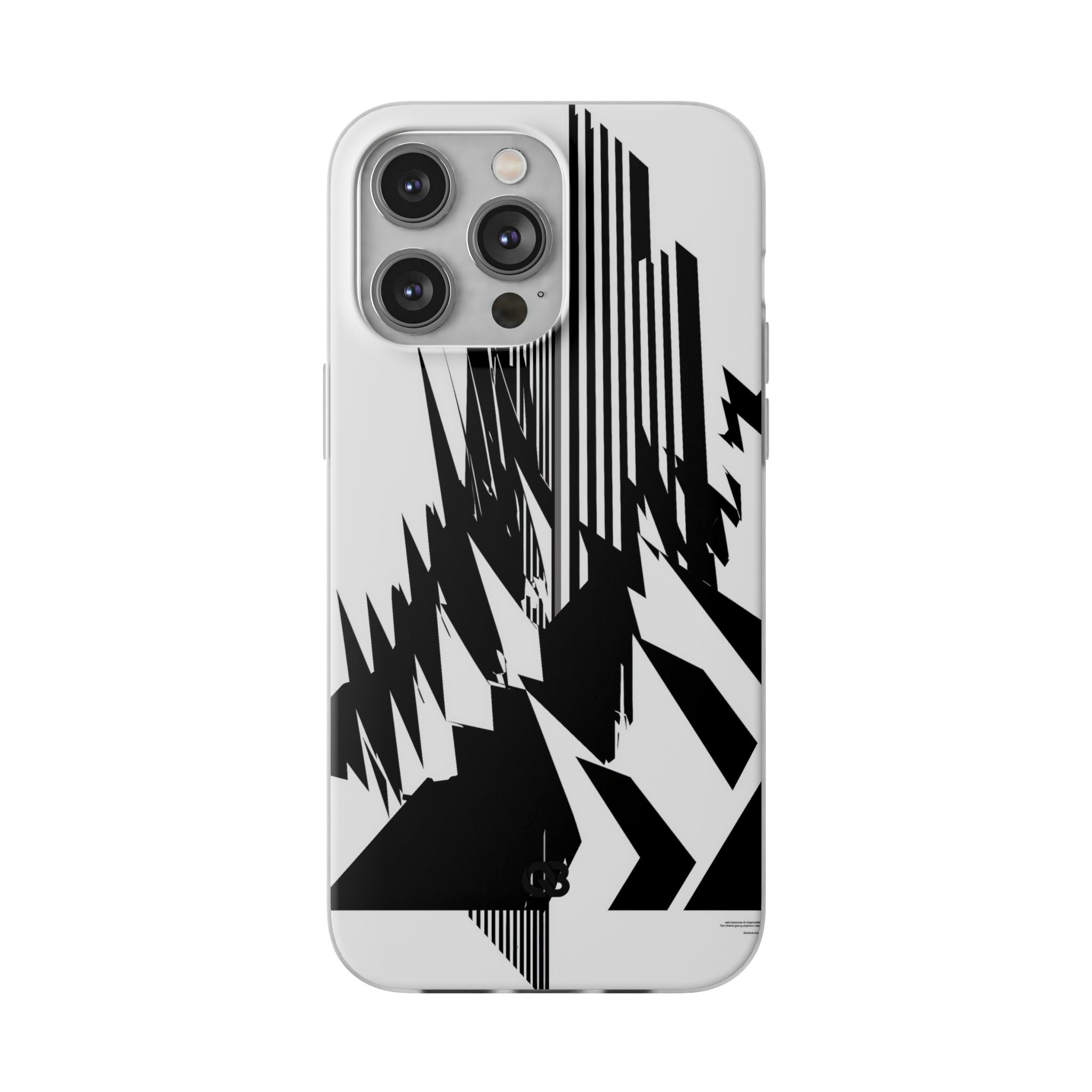 White Lite Phone Case for iPhone - Shattered Vector Spire