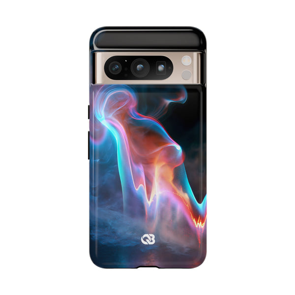 Neon Waveform · Tough Phone Case for Pixel ·  Black