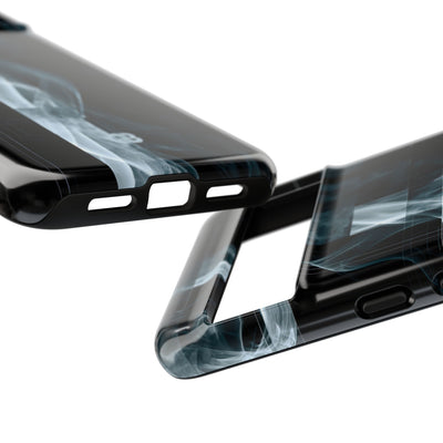 Black Tough Phone Case for Google Pixel - Arctic Vapor Grid