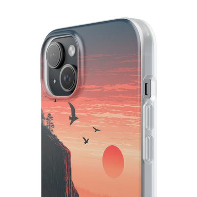 Orange Lite Phone Case for iPhone - Crimson Ridge Flight