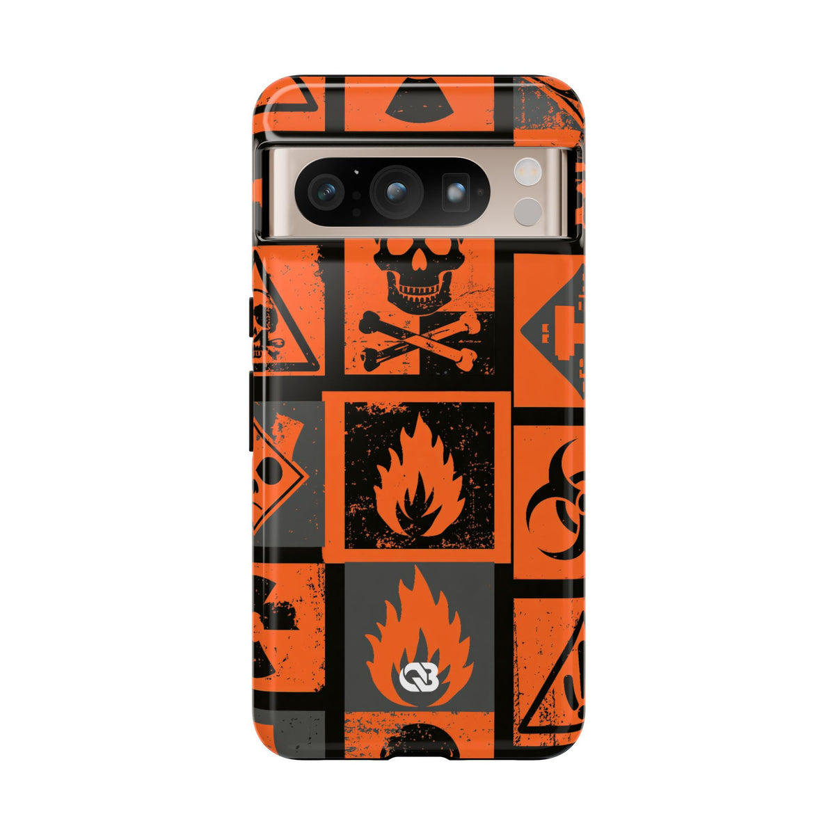 Urban Hazard · Tough Phone Case for Pixel ·  Orange