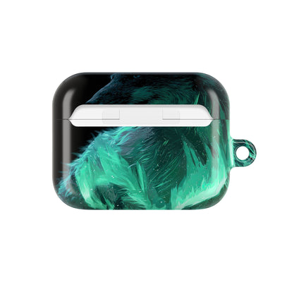 Nordic Aurora Fox · Hard Case for AirPods & AirPods Pro · Teal