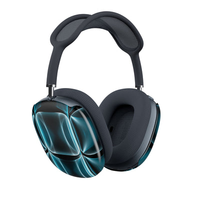 Translucent Cyber Grid · Hard Case for AirPods Max · Teal