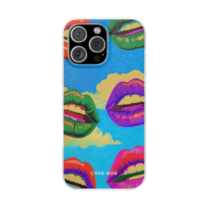 Colorful Lipscape iPhone 16 Pro Max Case - Soft