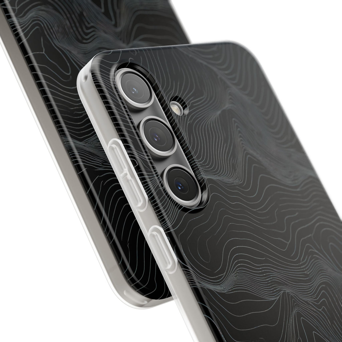 Obsidian Contour Elevation · Lite Phone Case for Samsung · Black