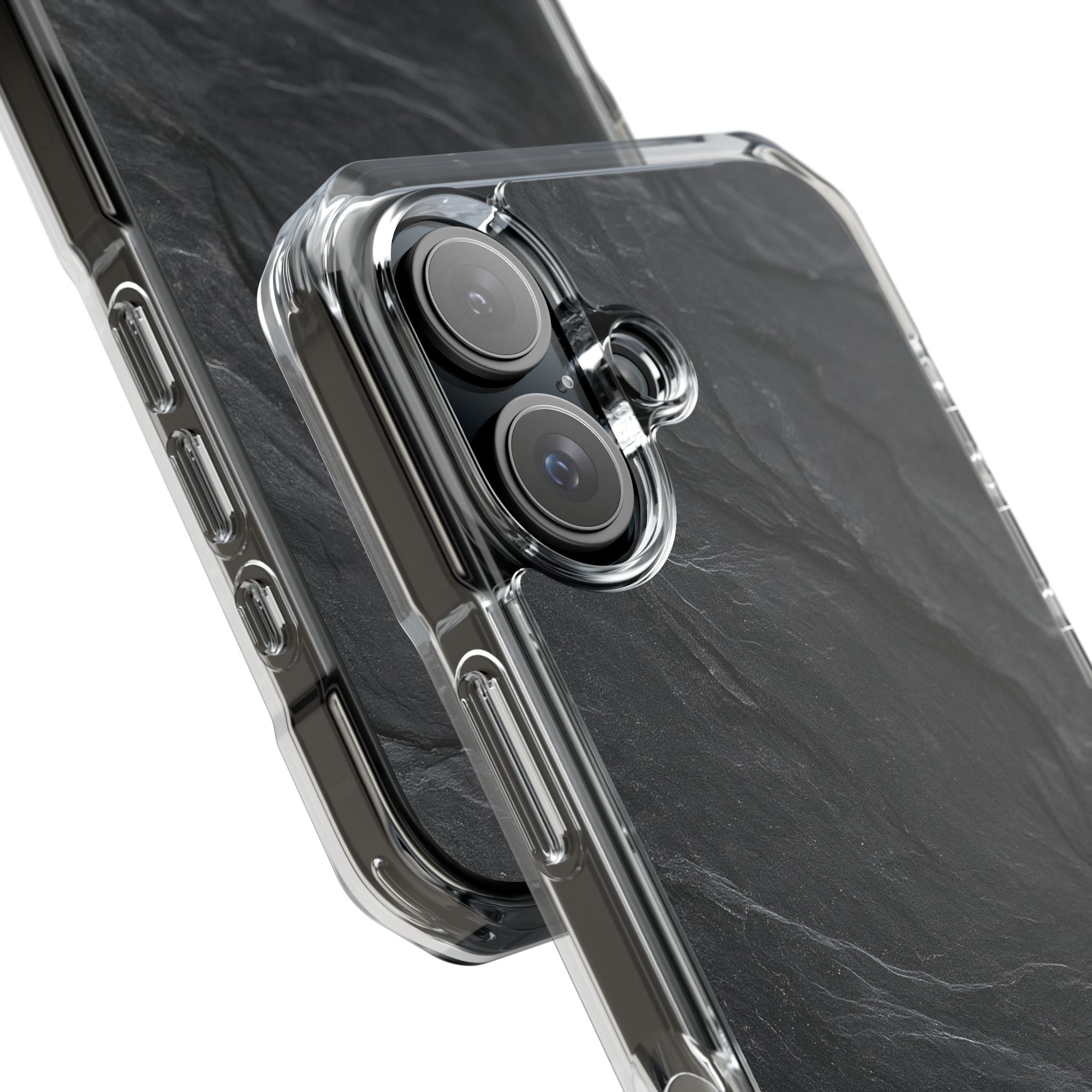Black Impact MagSafe Phone Case for iPhone - Midnight Slate Ridge