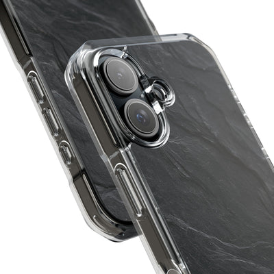 Black Impact MagSafe Phone Case for iPhone - Midnight Slate Ridge