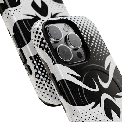 Phantom Halftone · Tough 2.0 Magnetic Phone Case for iPhone · Black