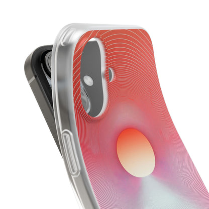 Orange Portal iPhone 16 Case - Soft