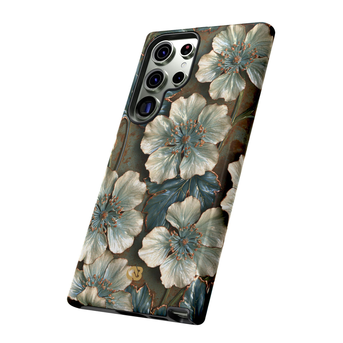 Gilded Blossom Reverie · Tough Phone Case for Samsung · Teal