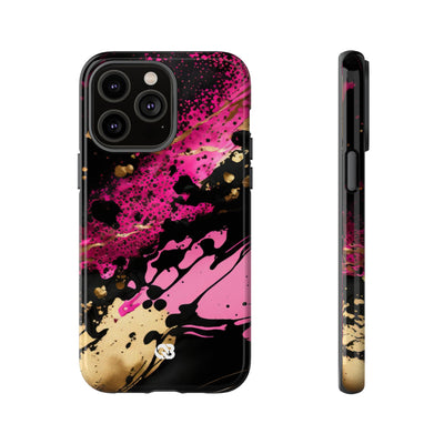 Magenta Liquid Gold · Tough Fundas para teléfono para iPhone