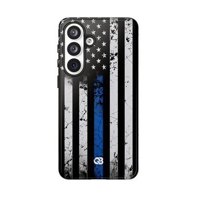 Gritty Cobalt Flag · Tough Handyhülle für Samsung