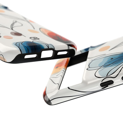 Ink Watercolor Tulips · Tough Mobilskal för Google Pixel