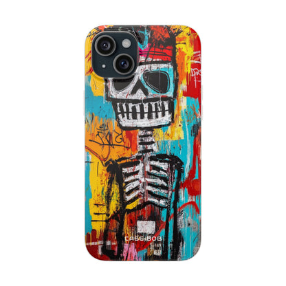 Skeleton Riot iPhone 15 Plus Cover - Blød