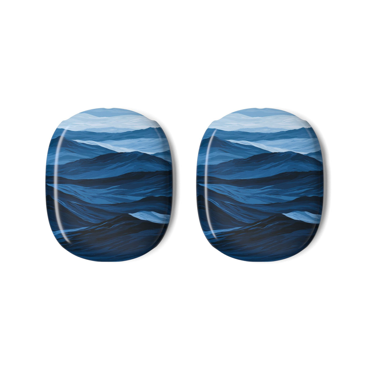 Cerulean Ridges · Hard Case for AirPods Max · Blue