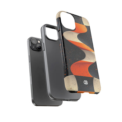 Orange Grit Twist · Tough Phone Case for iPhone