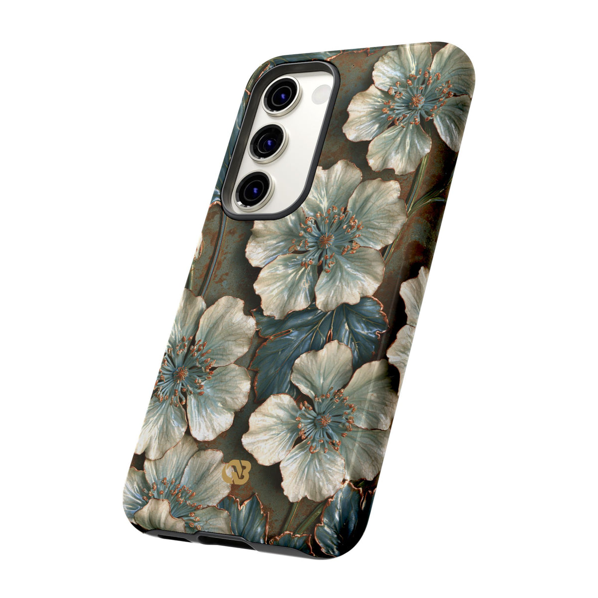 Gilded Blossom Reverie · Tough Phone Case for Samsung · Teal