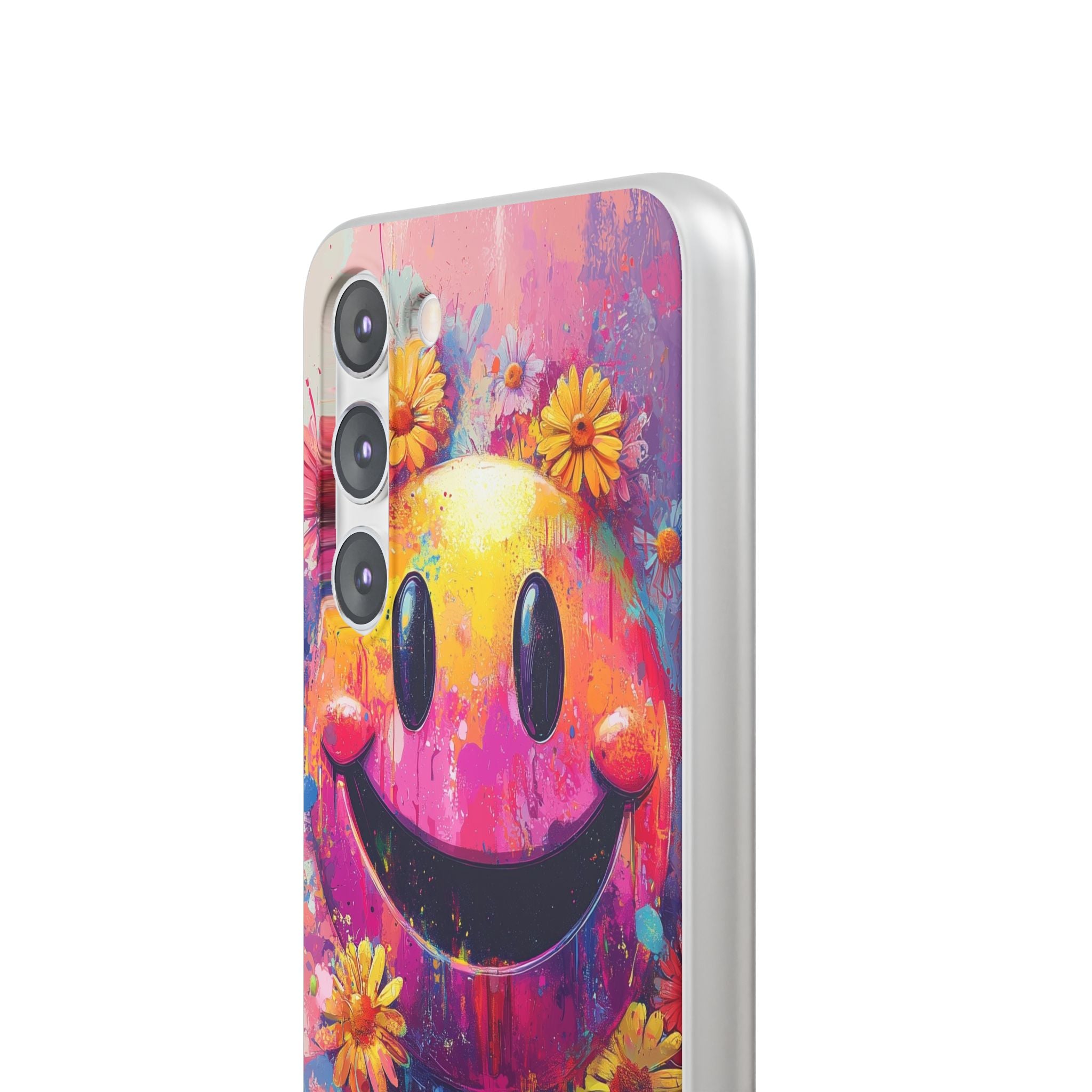 Vivid Grin Graffiti · Soft Phone Case for Samsung