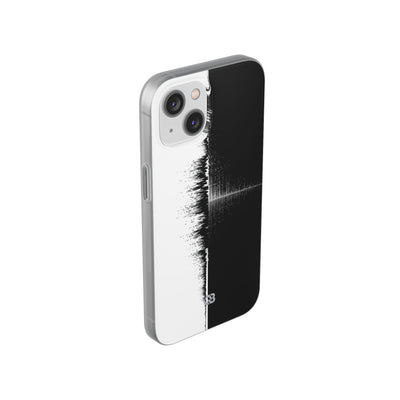 Black Lite Phone Case for iPhone - Static Signal Split
