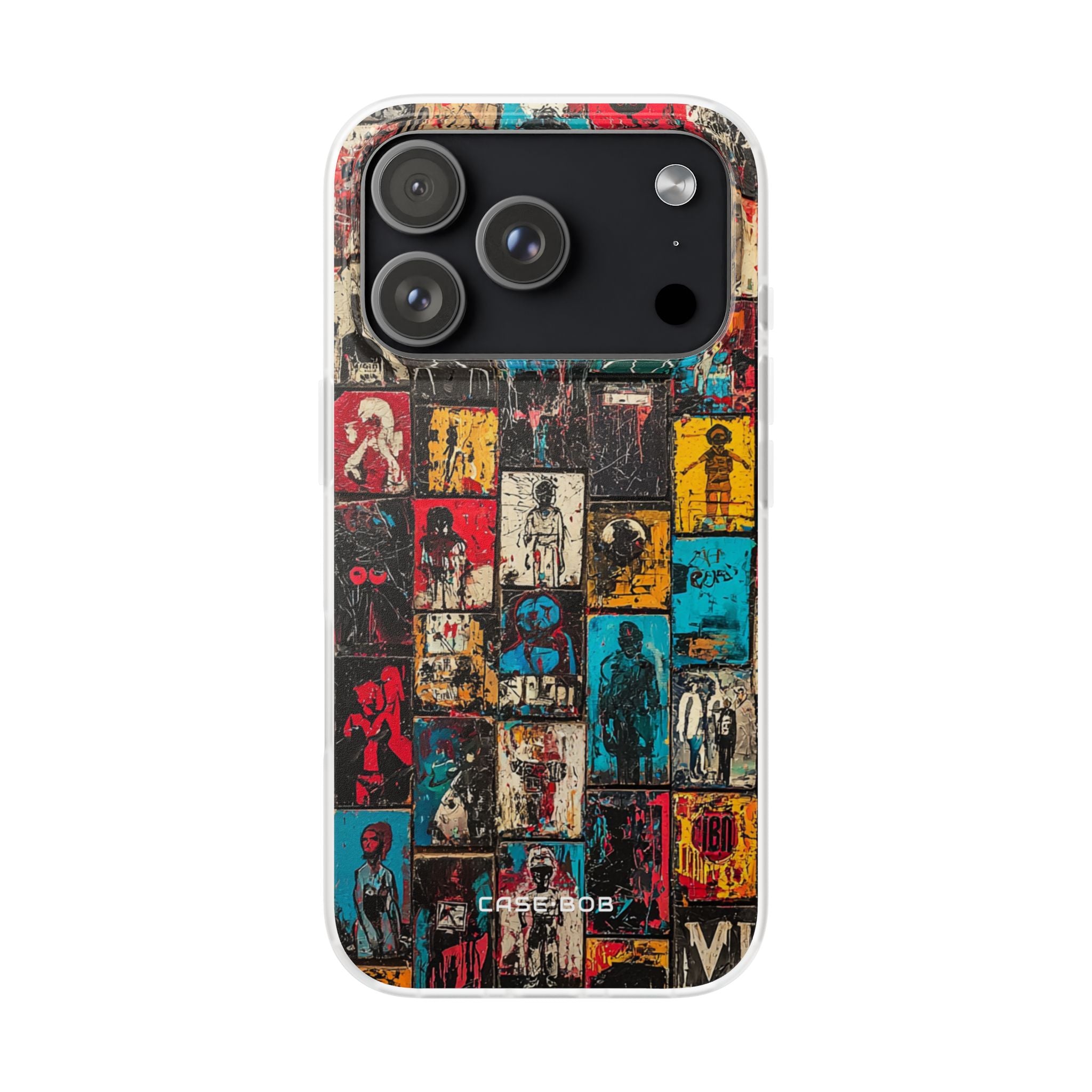 Figured Grid iPhone 17 Pro Case - Soft - CASE•BOB