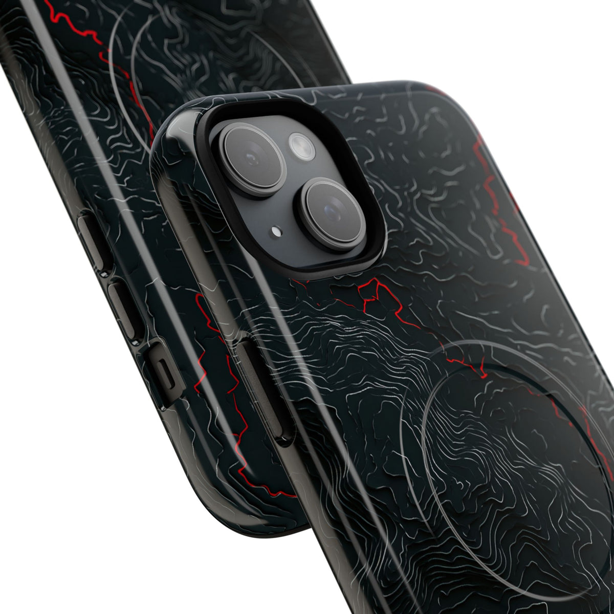 Crimson Rift · Tough 2.0 Magnetic Phone Case for iPhone · Black