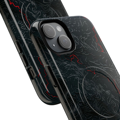 Crimson Rift · Tough 2.0 Magnetic Phone Case for iPhone · Black
