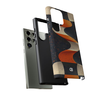 Orange Grit Twist · Tough Phone Case for Samsung