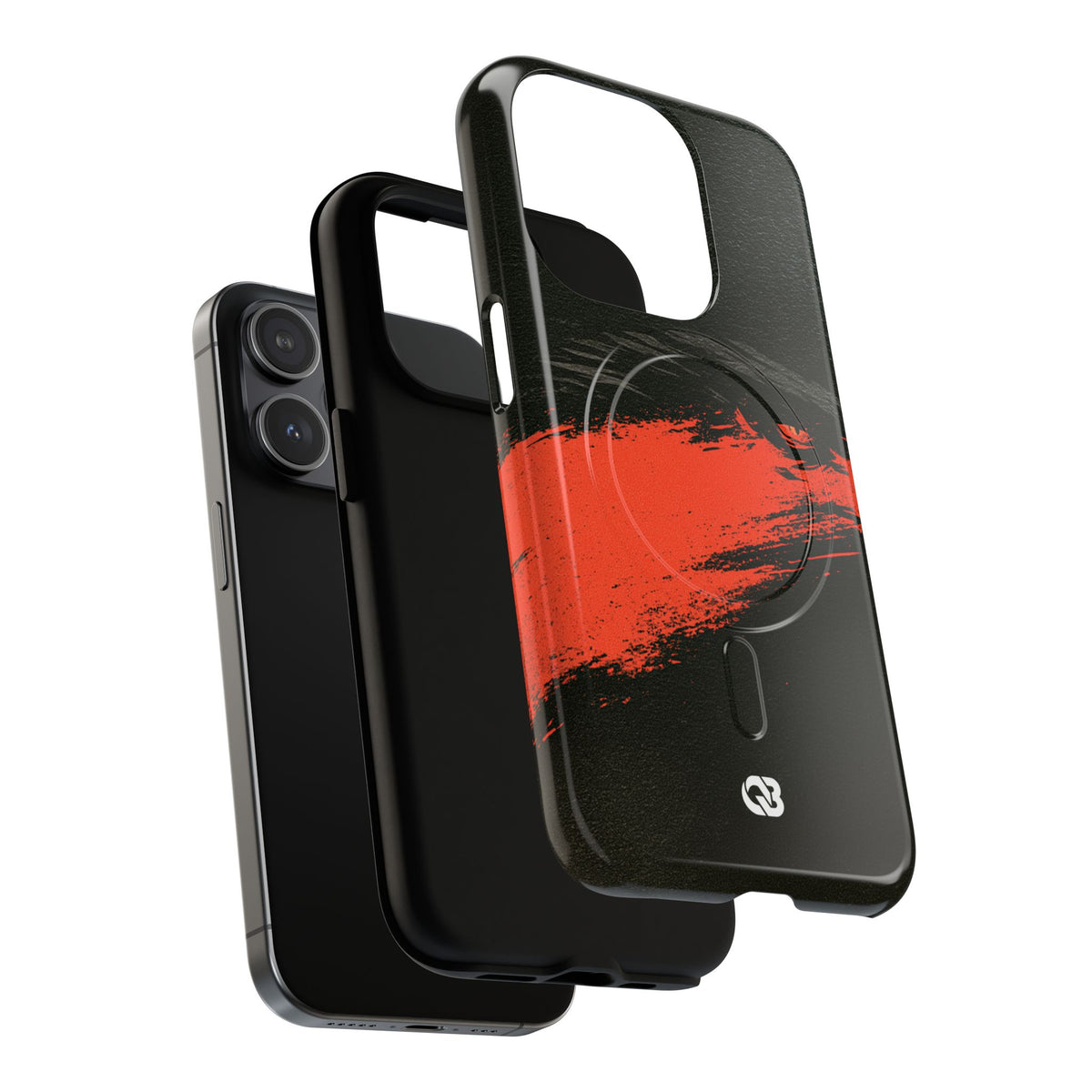 Crimson Raptor Noir · Tough 2.0 Magnetic Phone Case for iPhone · Black