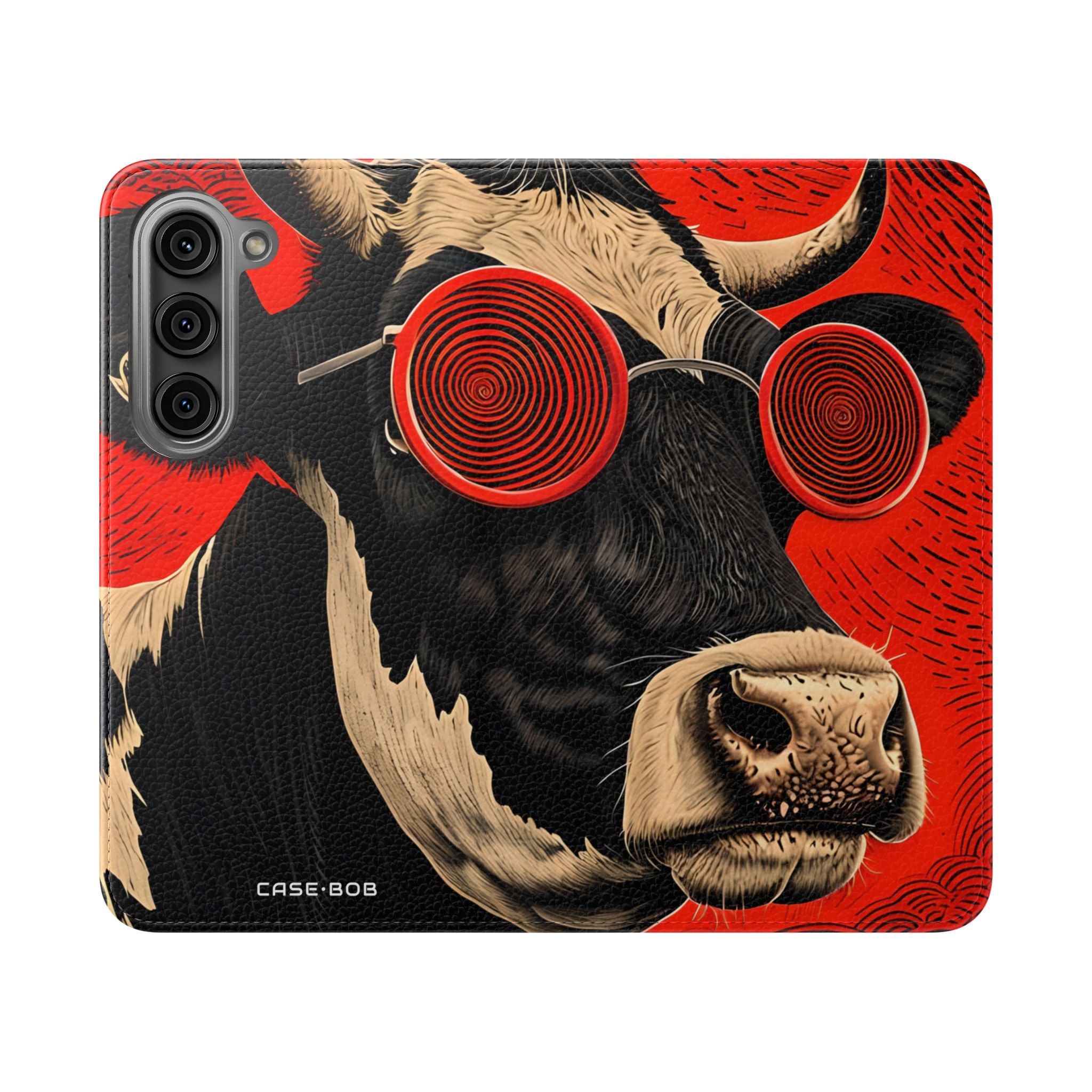 Spiral Cow Vision - Samsung S23 Case - Wallet