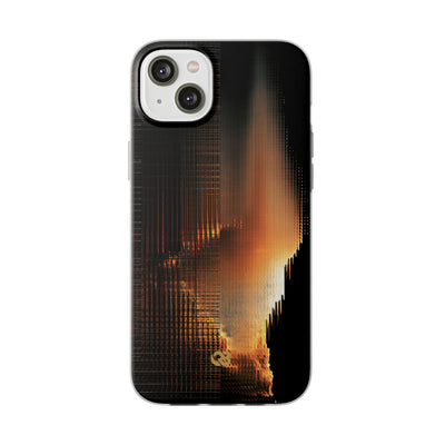 Luminous Grid · Lite Phone Case for iPhone ·  Black