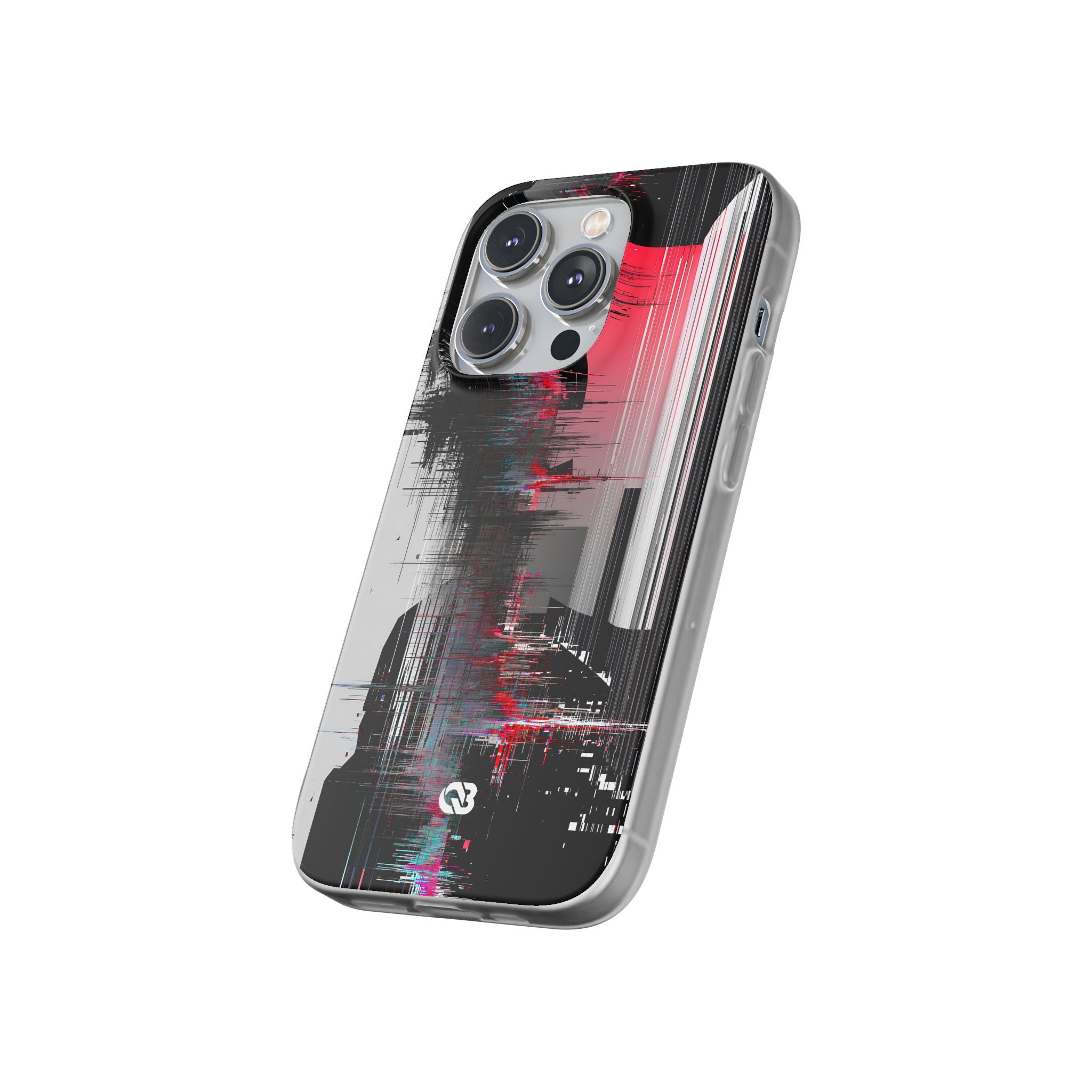 Black Lite Phone Case for iPhone - Crimson Data Leak