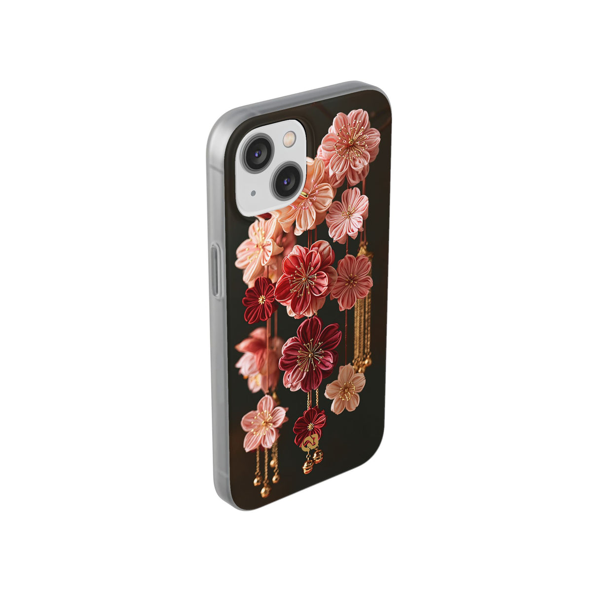 Silk Blossom Kanzashi · Lite Phone Case for iPhone ·  Pink