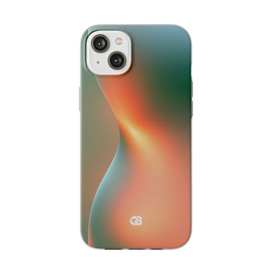 Radiant Contour · Lite Phone Case for iPhone ·  Orange
