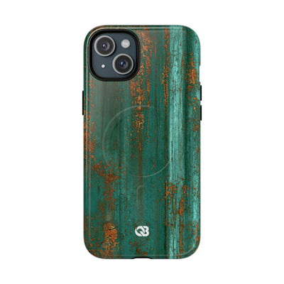 Oxidized Verdigris · Tough 2.0 Magnetic Phone Case for iPhone · Teal
