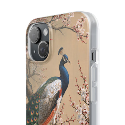 Imperial Peacock Blossom · Lite Phone Case for iPhone ·  Beige