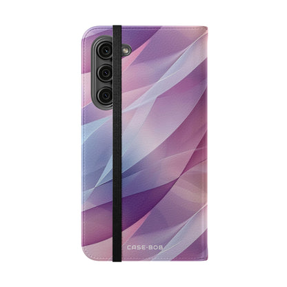 Pink Leafwave - Samsung S23+ Case - Wallet