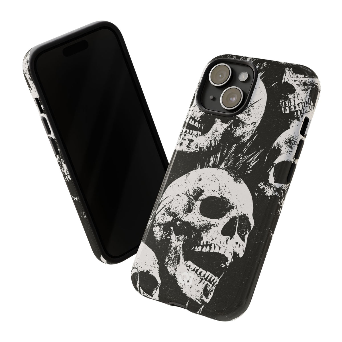 Punk Skull Riot · Tough Phone Case for iPhone · Black