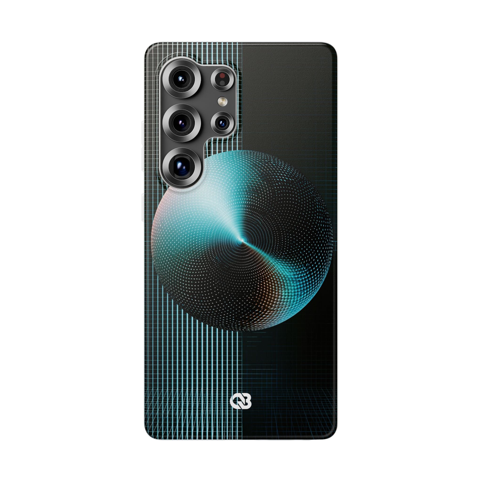 Blue Lite Phone Case for Samsung - Cyan Vector Sphere