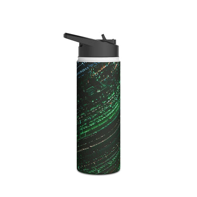 Orbital Data Stream · Insulated Water Bottle · Green