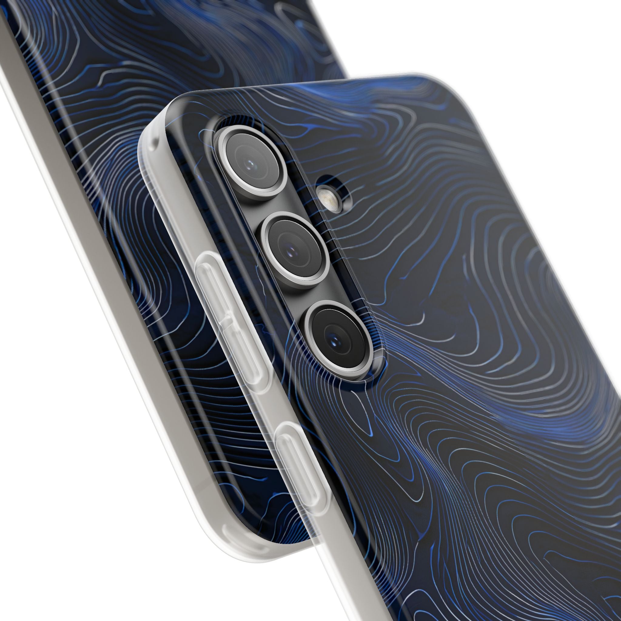 Blue Lite Phone Case for Samsung - Cobalt Contour Ridge
